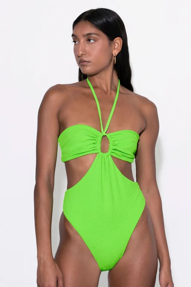 Shop One Pieces Mara Hoffman Blanca One Piece Green Shop One Pieces Mara Hoffman Blanca One Piece Green
