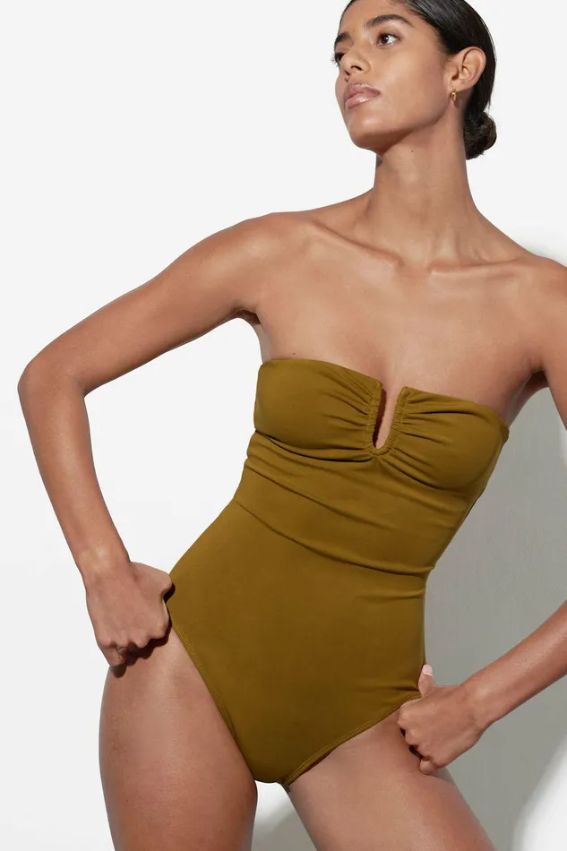 Shop One Pieces Mara Hoffman Lucia One Piece Green Shop One Pieces Mara Hoffman Lucia One Piece Green