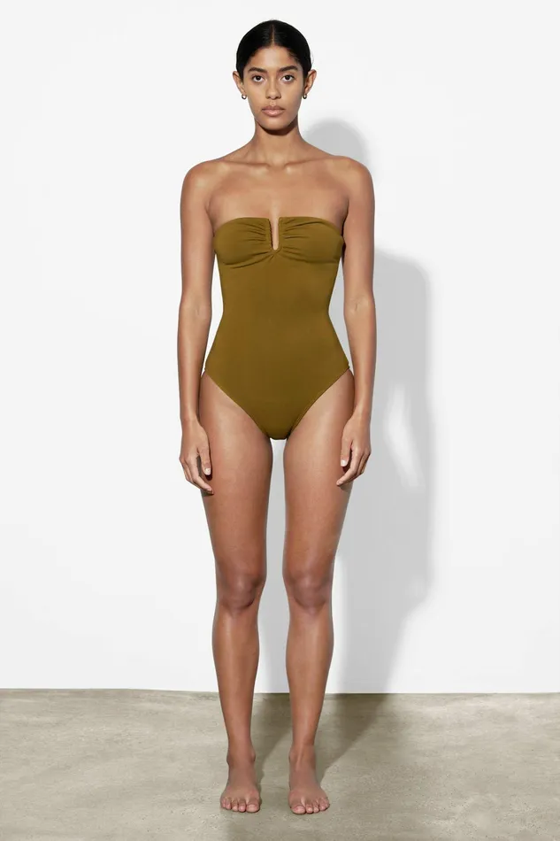 Shop One Pieces Mara Hoffman Lucia One Piece Green Shop One Pieces Mara Hoffman Lucia One Piece Green