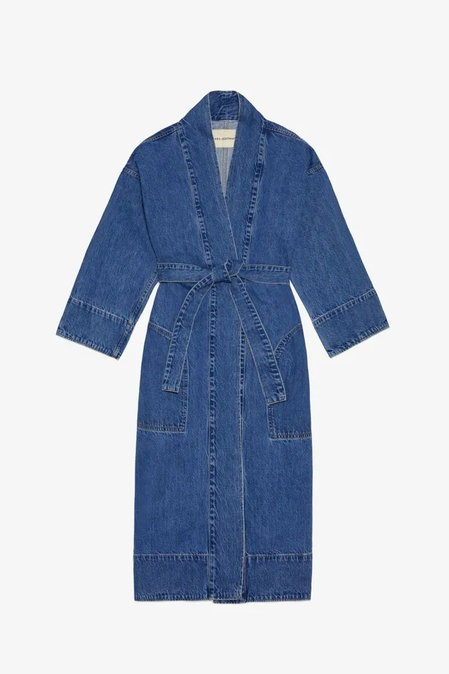 Shop Outerwear Mara Hoffman Adrian Jacket Blue