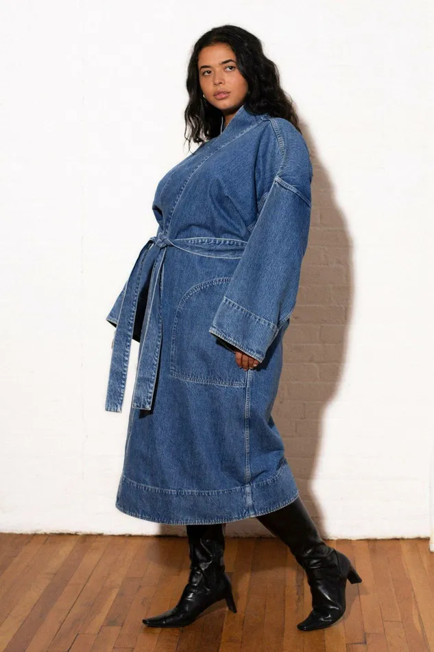 Shop Outerwear Mara Hoffman Adrian Jacket Blue Shop Outerwear Mara Hoffman Adrian Jacket Blue