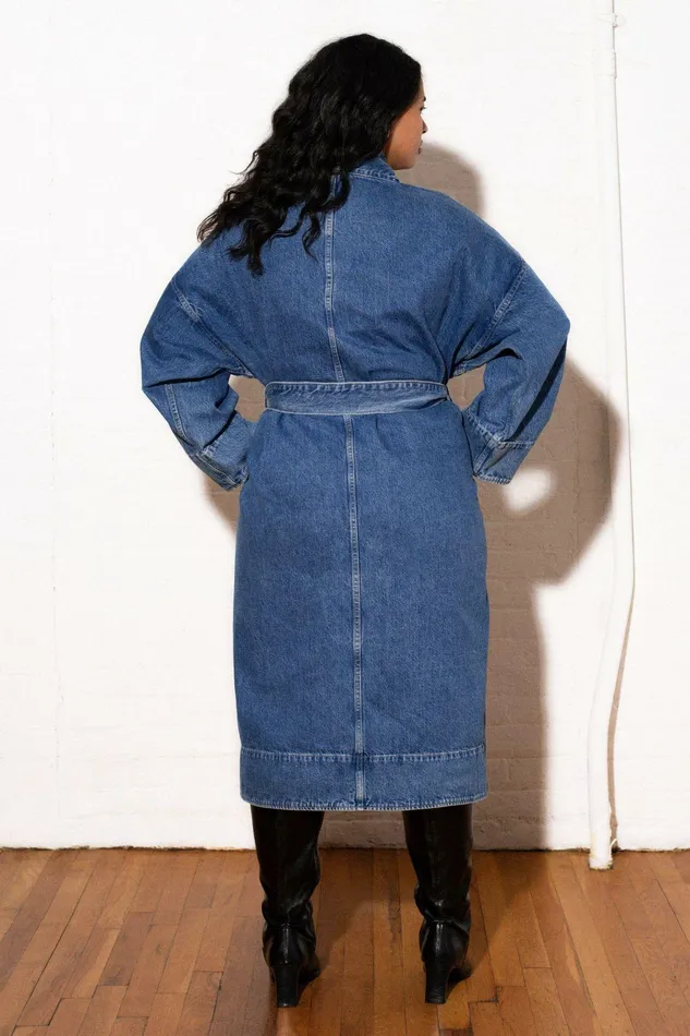 Shop Outerwear Mara Hoffman Adrian Jacket Blue Shop Outerwear Mara Hoffman Adrian Jacket Blue