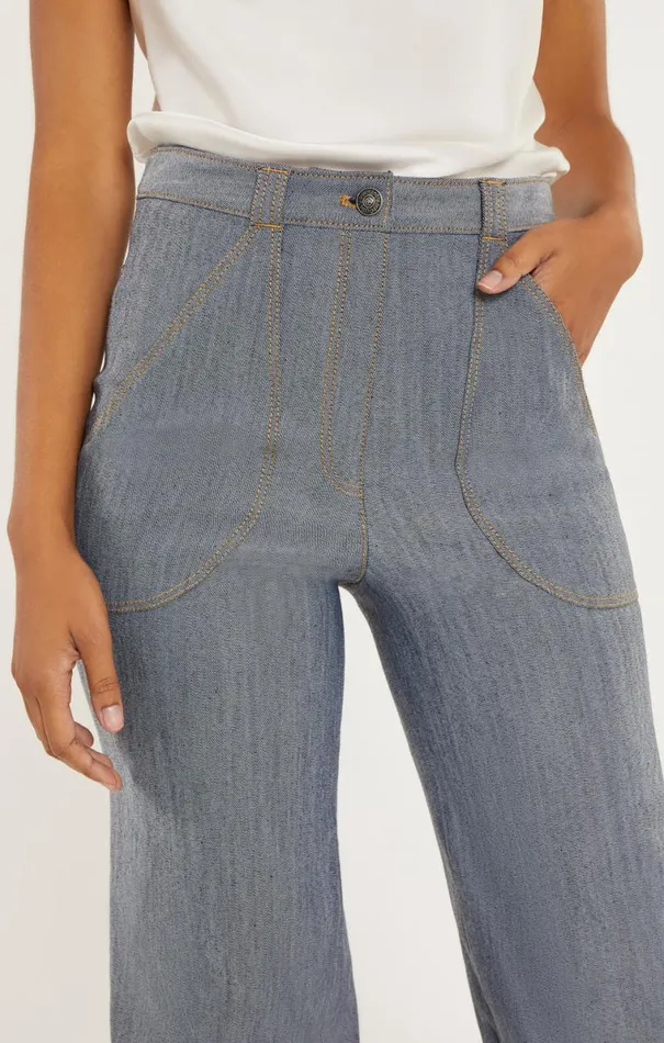 Shop Paco Pant Light Indigo Cinq Sept Pants