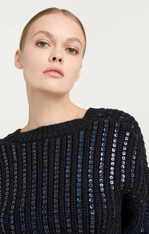 Shop Phoebe Pullover Navy Cinq Sept Long Sleeve Tops