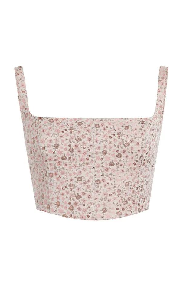 Shop Porter Top Pale Rose Multi Cinq Sept Tank Tops and Camisoles