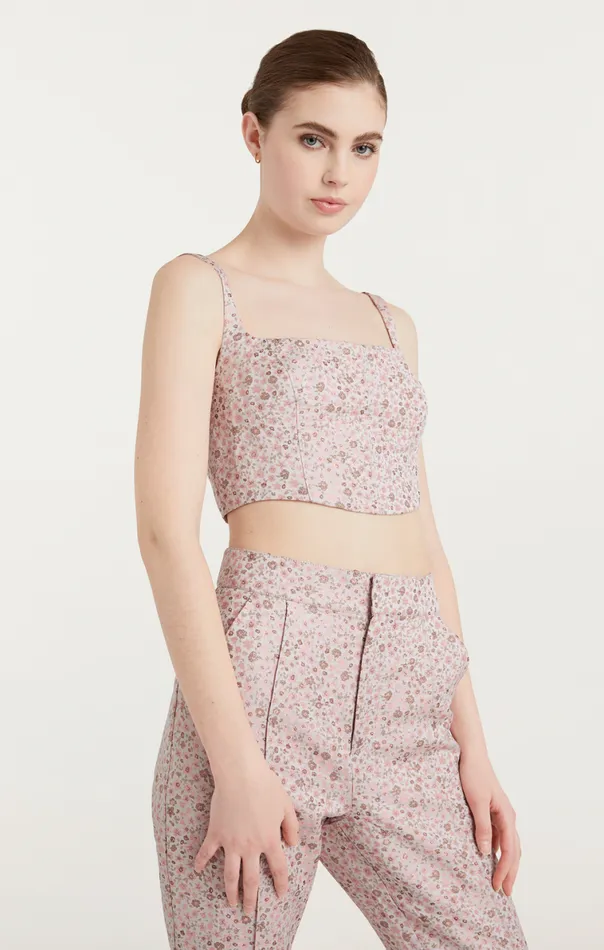 Shop Porter Top Pale Rose Multi Cinq Sept Tank Tops and Camisoles