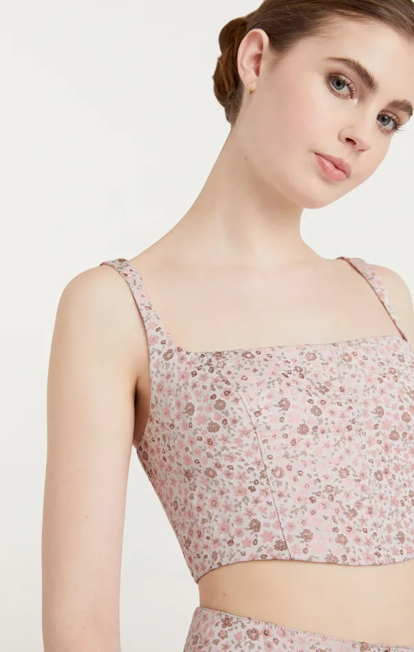 Shop Porter Top Pale Rose Multi Cinq Sept Tank Tops and Camisoles