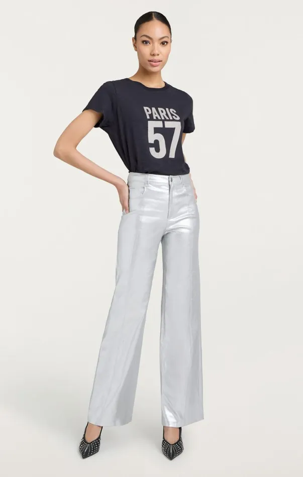 Shop Rhinestone Paris 57 Tee Navywhite Cinq Sept Tees