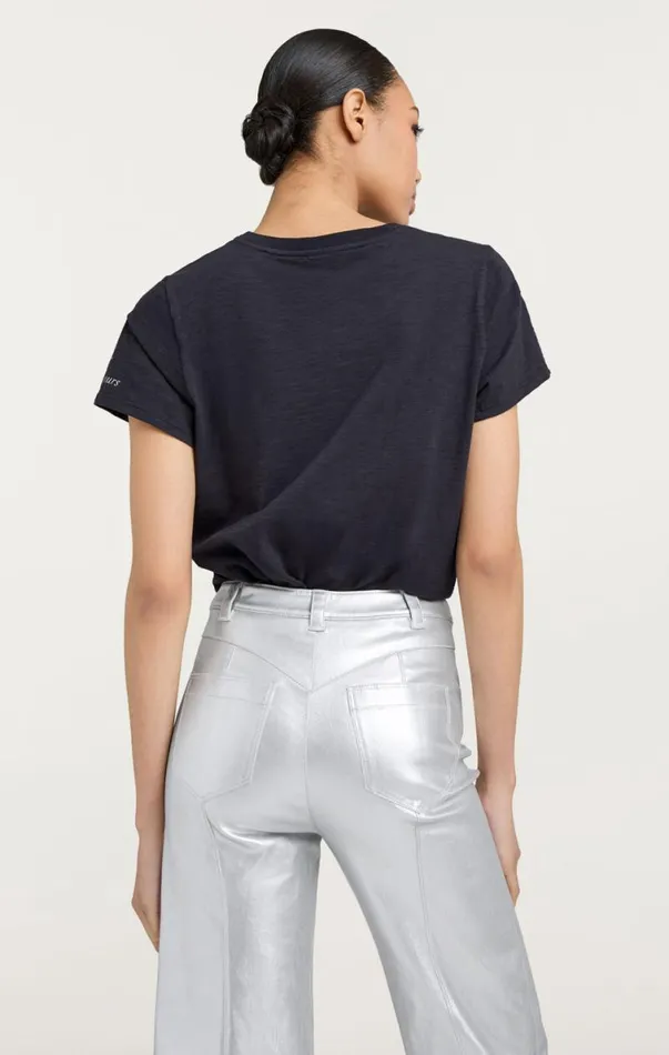 Shop Rhinestone Paris 57 Tee Navywhite Cinq Sept Tees