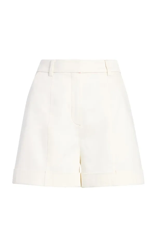 Shop Sateen Galena Short White Cinq Sept Shorts