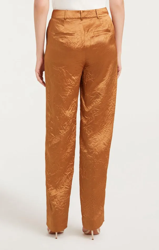 Shop Satin Kasid Pant Pecan Cinq Sept Pants