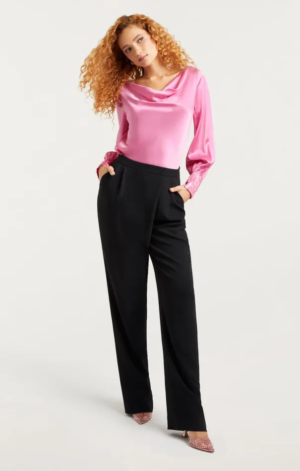 Shop Sequin Cuff Taylee Top Primrose Cinq Sept Long Sleeve Tops