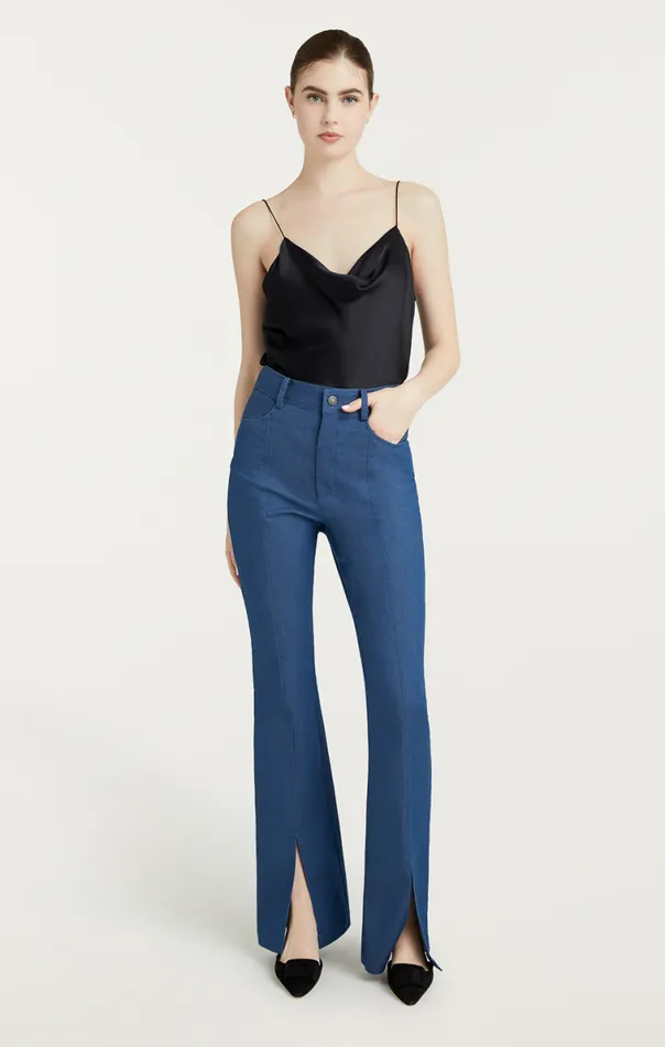 Shop Shanis Pant Aegean Blue Cinq Sept Pants