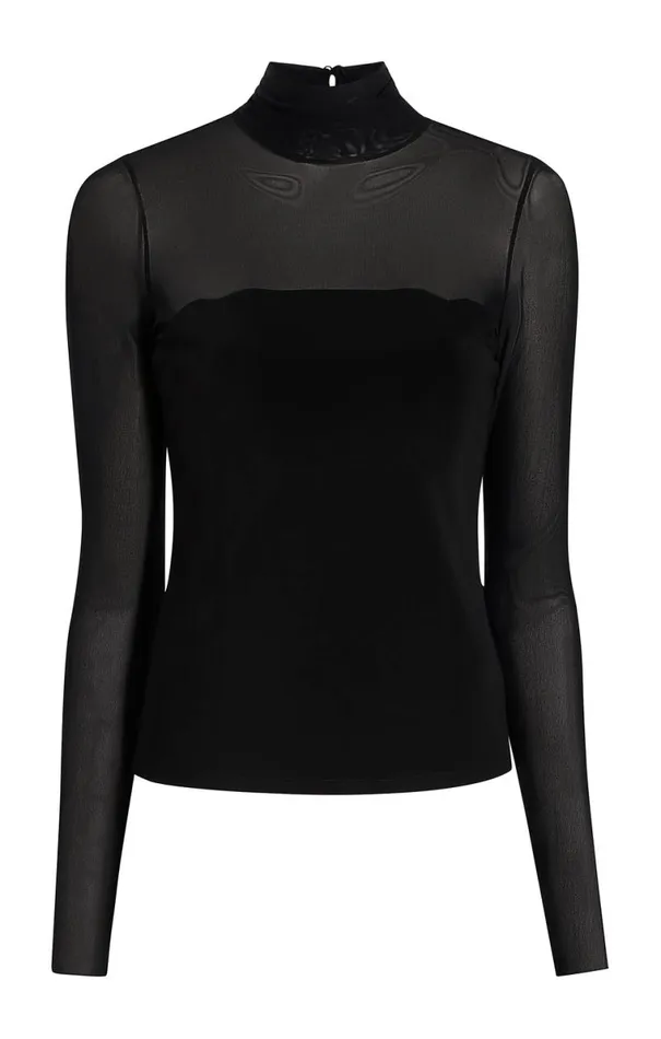 Shop Shantel Top Black Cinq Sept Long Sleeve Tops