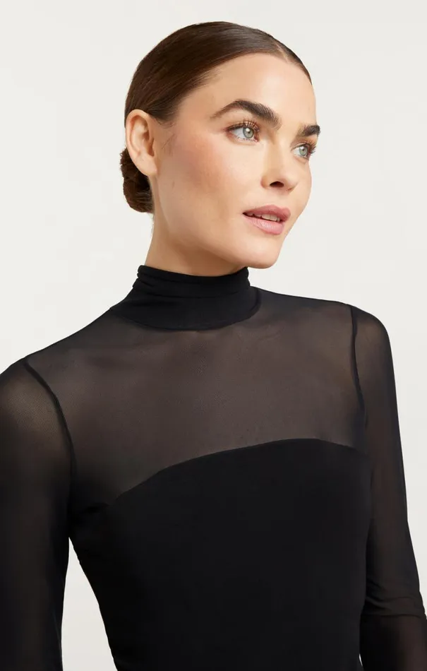 Shop Shantel Top Black Cinq Sept Long Sleeve Tops