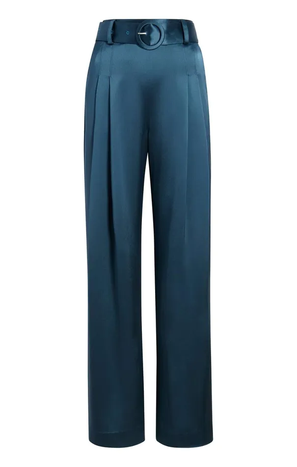 Shop Shauna Pant Smooth Satin Onyx Cinq Sept Pants