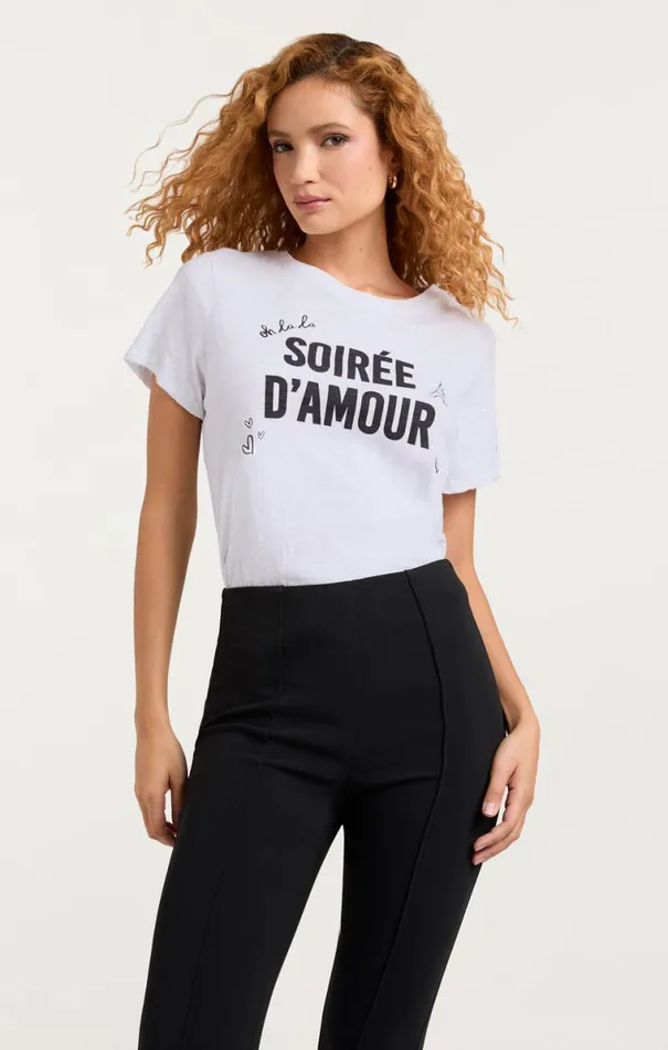 Shop Soiree D039amour Tee Whiteblack Cinq Sept Tees