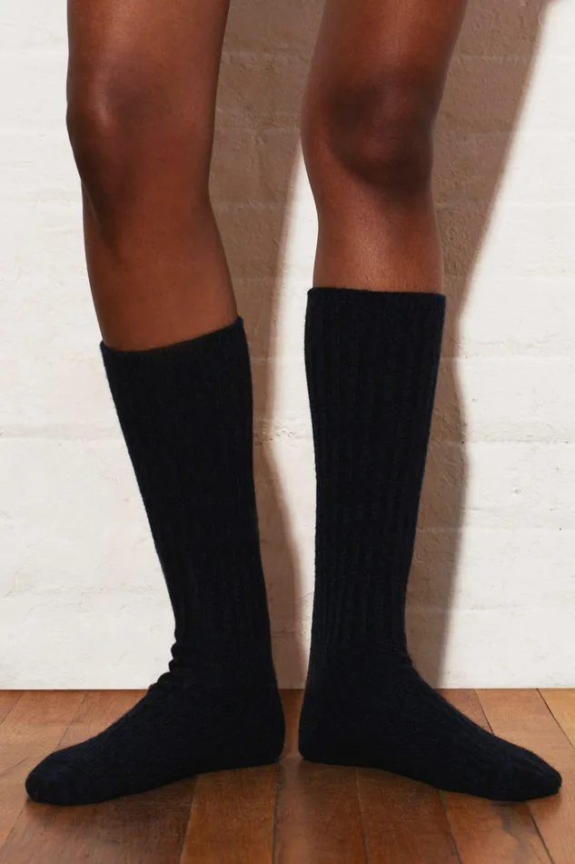Shop Sweaters and Knits Mara Hoffman Ashton Sock Blue Shop Sweaters and Knits Mara Hoffman Ashton Sock Blue