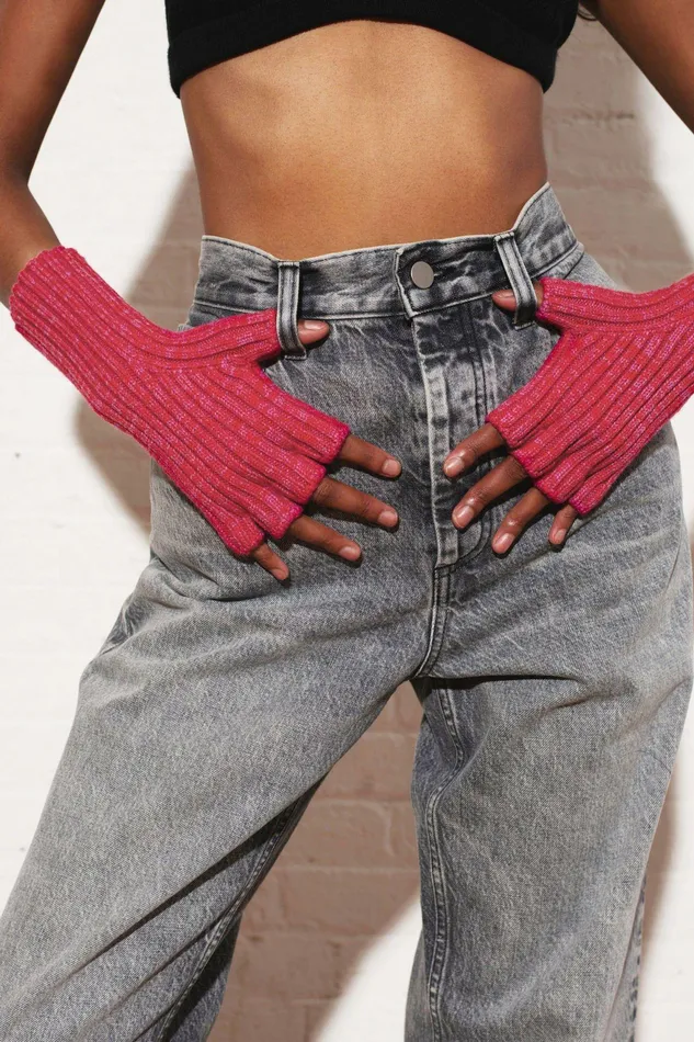 Shop Sweaters and Knits Mara Hoffman Jules Glove Red Shop Sweaters and Knits Mara Hoffman Jules Glove Red