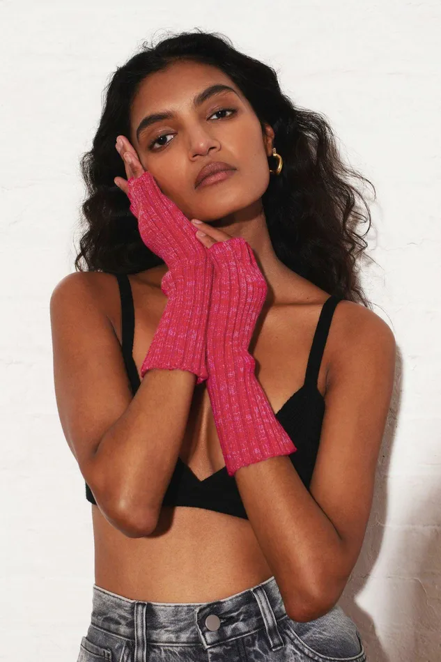 Shop Sweaters and Knits Mara Hoffman Jules Glove Red Shop Sweaters and Knits Mara Hoffman Jules Glove Red