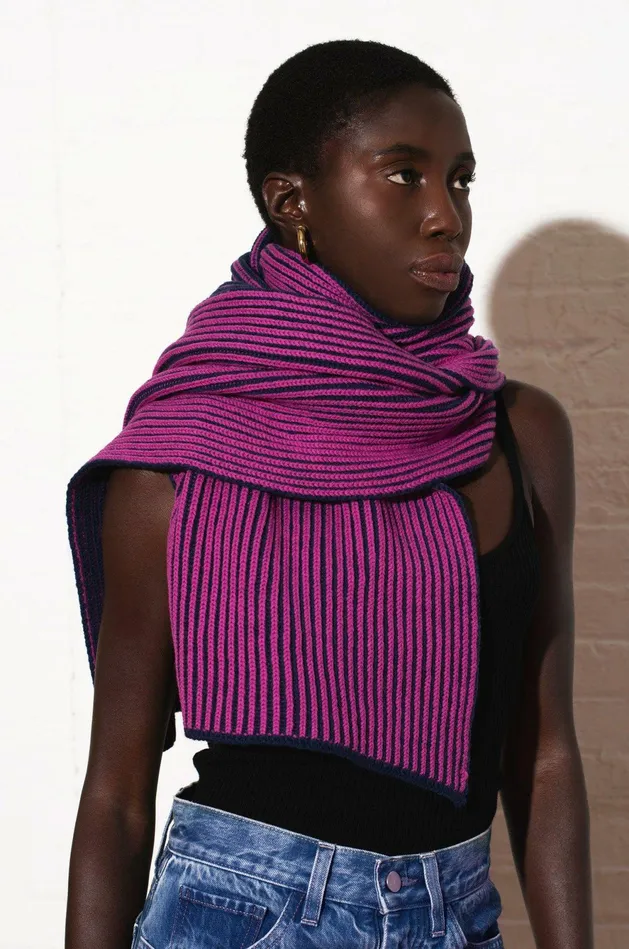 Shop Sweaters and Knits Mara Hoffman Lou Scarf Pink Shop Sweaters and Knits Mara Hoffman Lou Scarf Pink