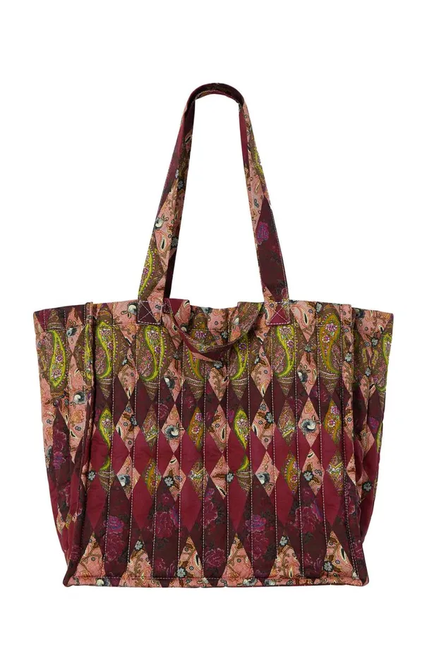 Shop Thea Patchwork Junith Bag Pale Rose Multi Cinq Sept Accessories