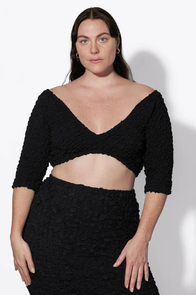 Shop Tops Mara Hoffman Aja Top Black Shop Tops Mara Hoffman Aja Top Black