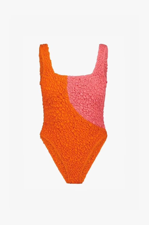 Shop Tops Mara Hoffman Isa Body Suit Orange