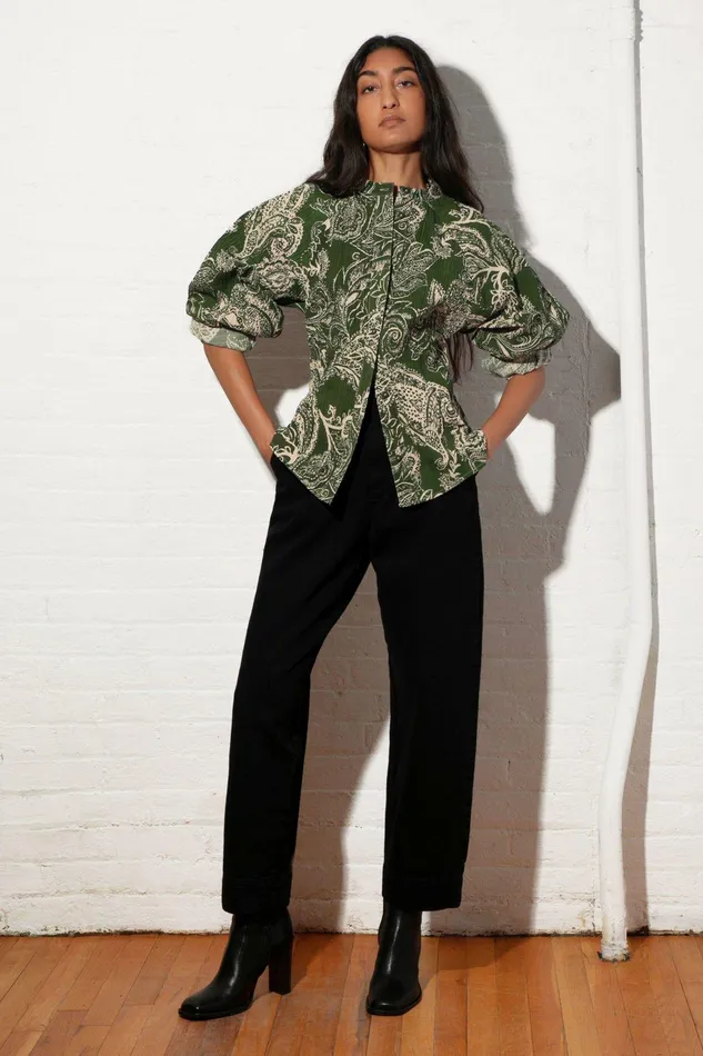 Shop Tops Mara Hoffman Jemima Top Green Shop Tops Mara Hoffman Jemima Top Green