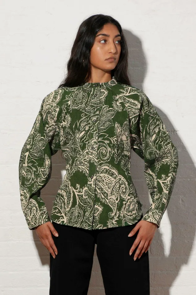 Shop Tops Mara Hoffman Jemima Top Green Shop Tops Mara Hoffman Jemima Top Green