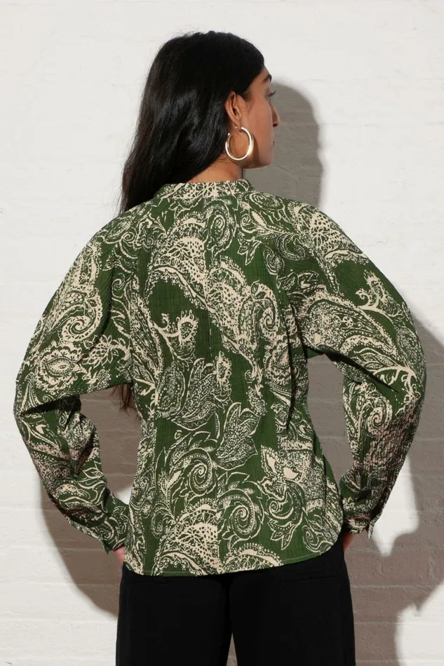 Shop Tops Mara Hoffman Jemima Top Green Shop Tops Mara Hoffman Jemima Top Green