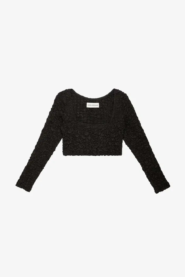 Shop Tops Mara Hoffman Kiyoko Top Black