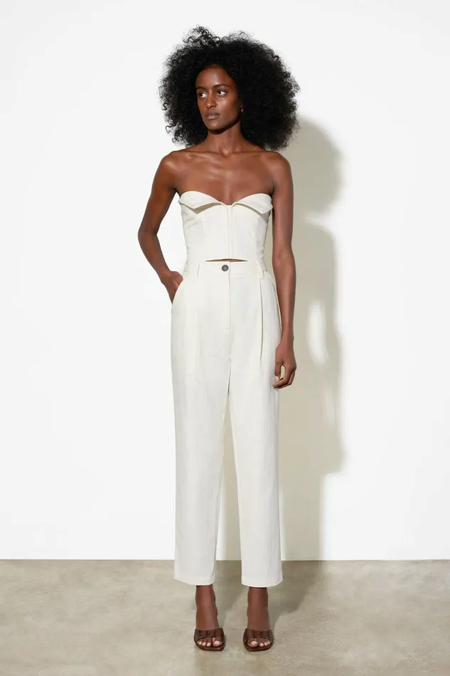 Shop Tops Mara Hoffman Layne Top Natural Shop Tops Mara Hoffman Layne Top Natural