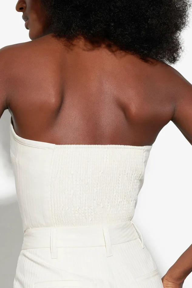 Shop Tops Mara Hoffman Layne Top Natural Shop Tops Mara Hoffman Layne Top Natural