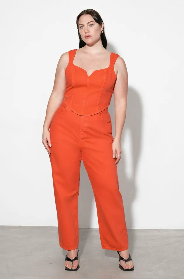 Shop Tops Mara Hoffman Milla Top Orange Shop Tops Mara Hoffman Milla Top Orange