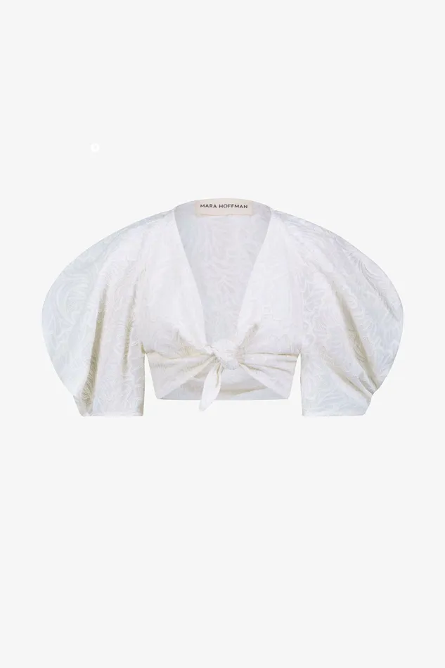 Shop Tops Mara Hoffman Navya Top Natural
