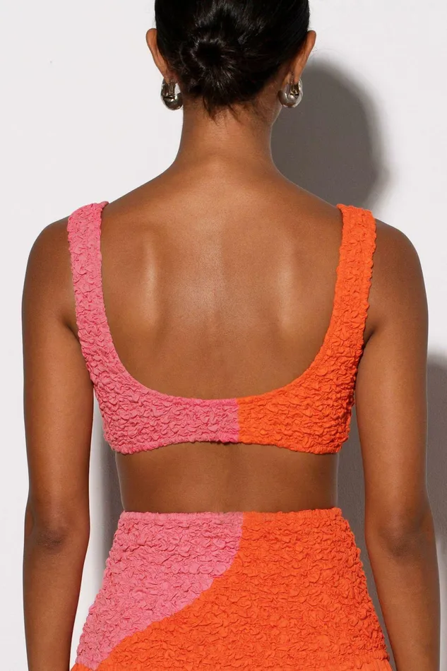 Shop Tops Mara Hoffman Shelly Top Orange Shop Tops Mara Hoffman Shelly Top Orange