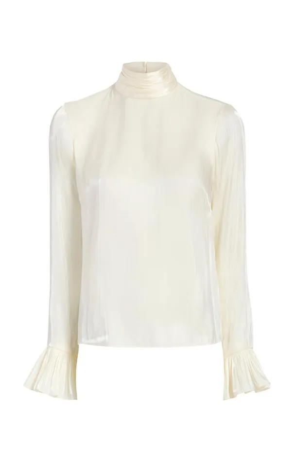 Shop Turner Top Ivory Cinq Sept Long Sleeve Tops