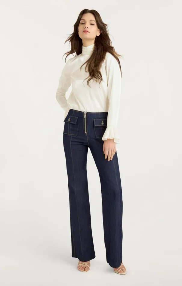 Shop Turner Top Ivory Cinq Sept Long Sleeve Tops