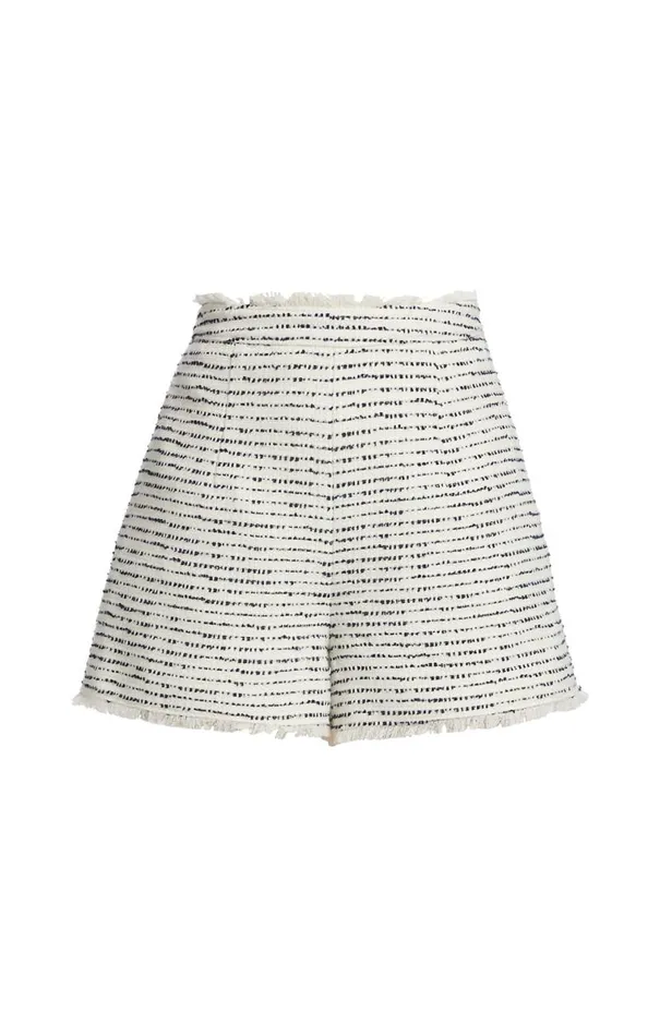 Shop Tweed Coronado Short Ivorynavy Cinq Sept Shorts