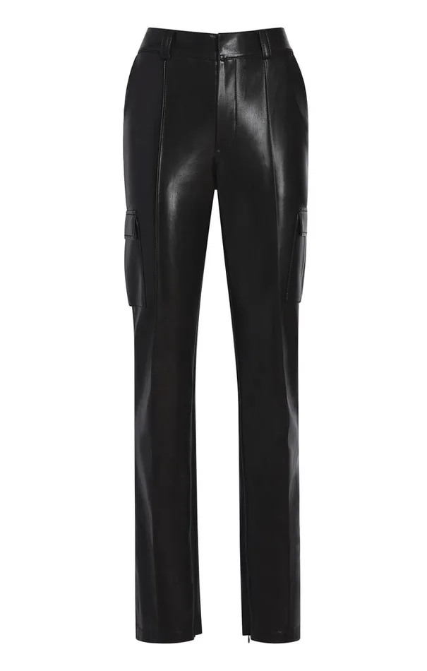 Shop Vegan Leather Norah Pant Black Cinq Sept Pants