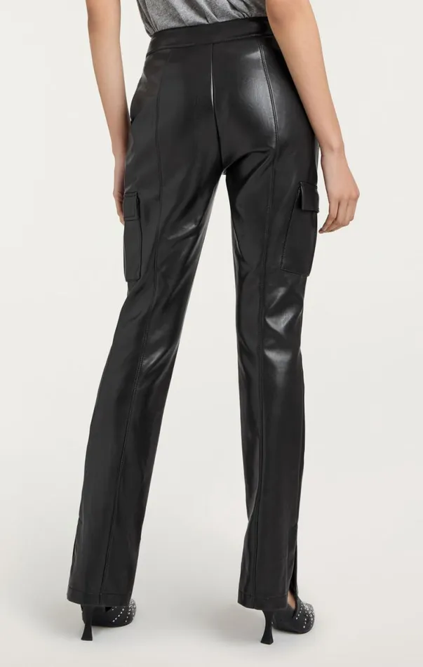 Shop Vegan Leather Norah Pant Black Cinq Sept Pants