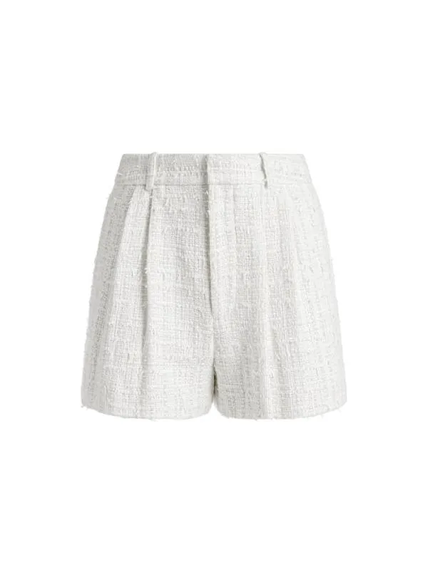 Shorts Women Alice Olivia CONRY PLEATED SHORT White