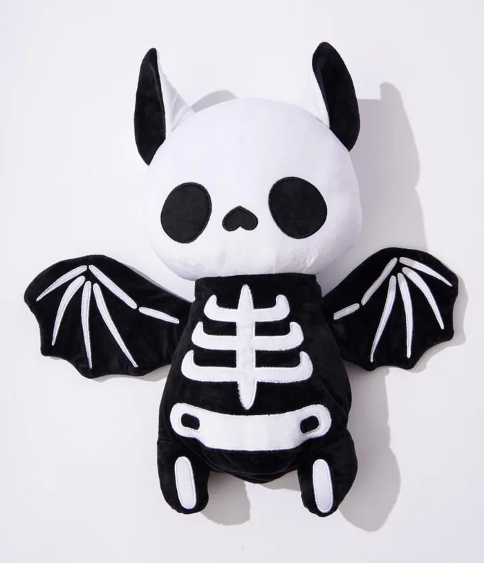 Skeleton Bat Plushie Backpack AccessoriesHalloween Unique Vintage Accessories