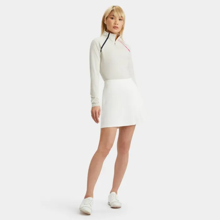 Skorts and Dresses Women GFORE LUXE SIDE PLEAT 4WAY STRETCH TWILL SKORT Snow