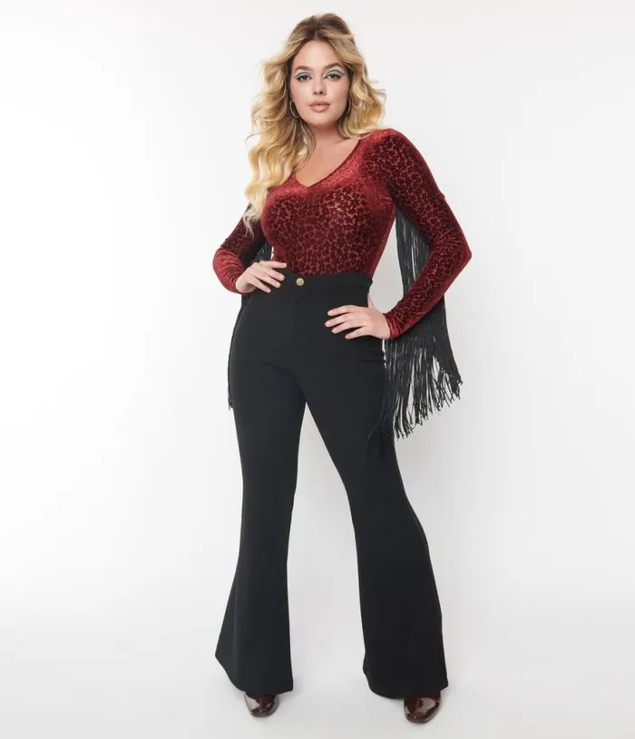 Smak Parlour 1970s Black Find Your Flare Pants ClothingPlus Unique Vintage Pants Smak Parlour 1970s Black Find Your Flare Pants ClothingPlus Unique Vintage Pants