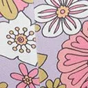 Smak Parlour Lavender Retro Bloom Zipper Pocket Flare Pants Clothing Unique Vintage Pants