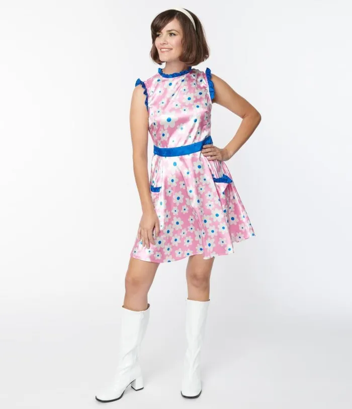 Smak Parlour Pink and White Ditsy Floral Happy Hour Flare Dress Dresses Unique Vintage Pocket Dresses Smak Parlour Pink and White Ditsy Floral Happy Hour Flare Dress Dresses Unique Vintage Pocket Dresses