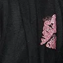 Smak Parlour Plus Size Black and Pink Glitter Lips Love Interest Babydoll Dress DressesPlus Unique Vintage Babydoll
