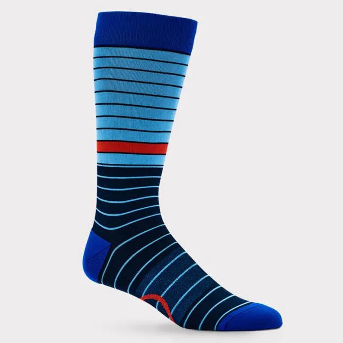 Socks Men GFORE MIXED STRIPE CREW SOCK Vista